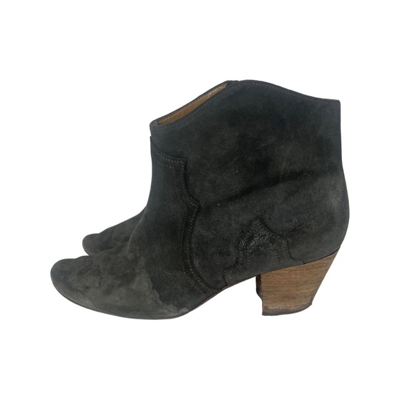 Isabel Marant suede leather ankle boots damaged size 38 - Picture 2 of 8